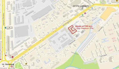Местоположение торгового центра на ул. Дуси Ковальчук, 378а рядом с НИИЖТ. Увеличить?