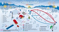 Схема парка Новососедово в Новосибирской области с www.novososedovo.ru. Увеличить?